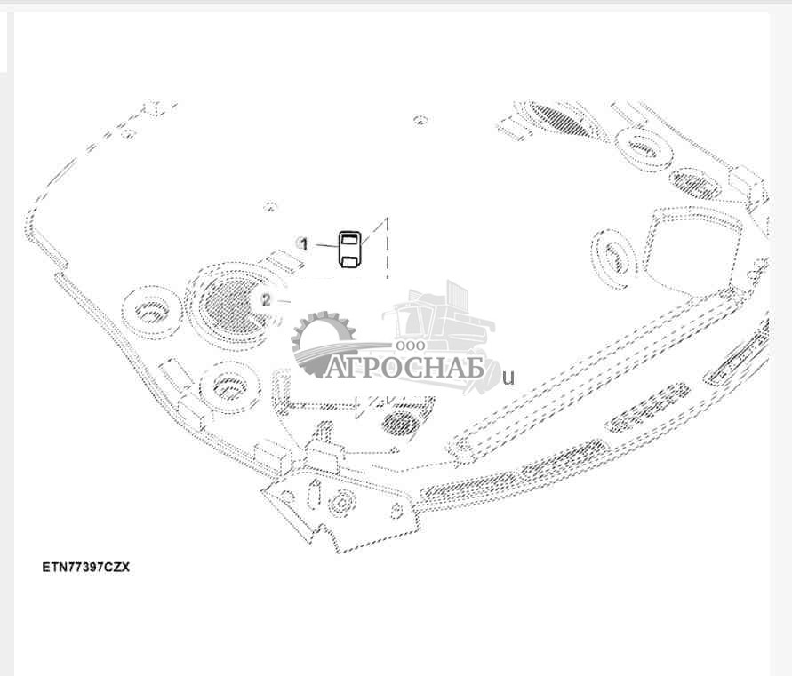Заглушка, без зеркала с электрической регулировкой 